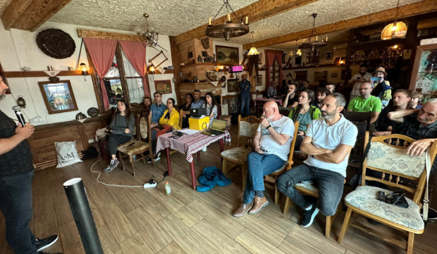 Aktivist*innen Treffem in Strpce in August 2023, Nationalpark Sharr Berge © Ulrich Eichelmann