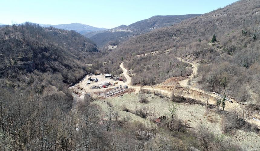 Baustelle am Fluss Vrhovinska © Robert Oroz