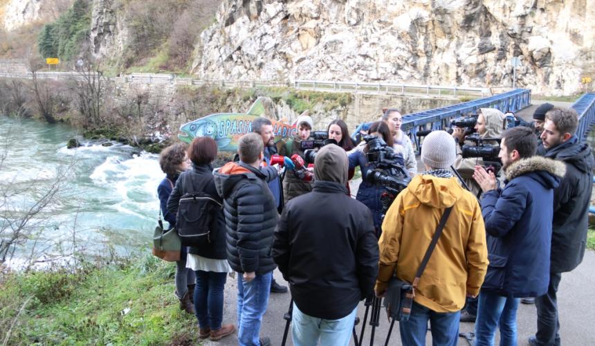 Bewohner wollen das geplanten WKW am Vrbas nicht und fürchten um ihr Trinkwasser. © Center for Environment