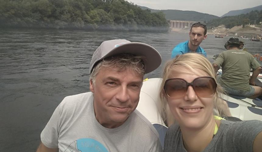 Ulrich Eichelmann und Cornelia Wieser von Riverwatch © Cornelia Wieser/Riverwatch