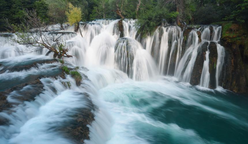 Nature's power and beauty shine at the Una River's Martin Brod Waterfall, a reminder of why this stunning river must be protected. © Bruno D’Amicis