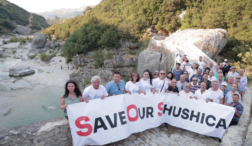 Der Widerstand wird nicht aufhören, bis die Bauarbeiten vom Tisch sind und die Shushica gerettet ist © Brotive Studio