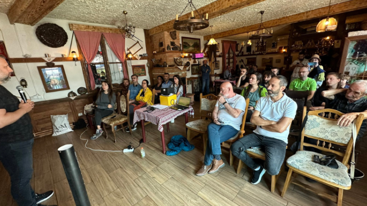 Aktivist*innen Treffem in Strpce in August 2023, Nationalpark Sharr Berge © Ulrich Eichelmann