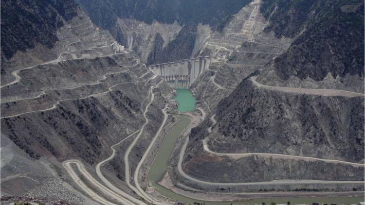 Staudammbau an türkischer Schwarzmeerküste. Foto: Dogadernegi