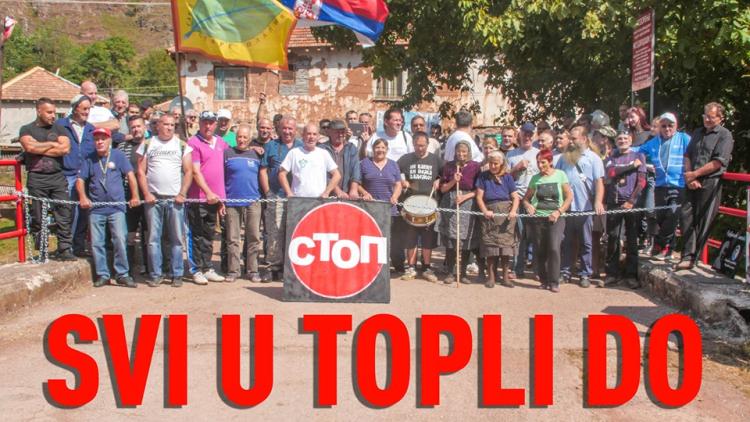 Solidaritätswache: "Alle nach Topli Do!" © Dusan Bodiroga