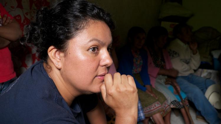 Goldman Prize 2015 winner Berta Caceres murdered © Oele Schmidt