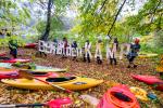 With an unusual action on the 21st of October 2017, Riverwatch and kayakers from the Kamp valley in Lower Austria demand the removal of the dam in Rosenburg. © Peter  Faschingleitner