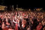 About 4000 people attended the Vjosa concert at the main square in Tirana © Moris Rama