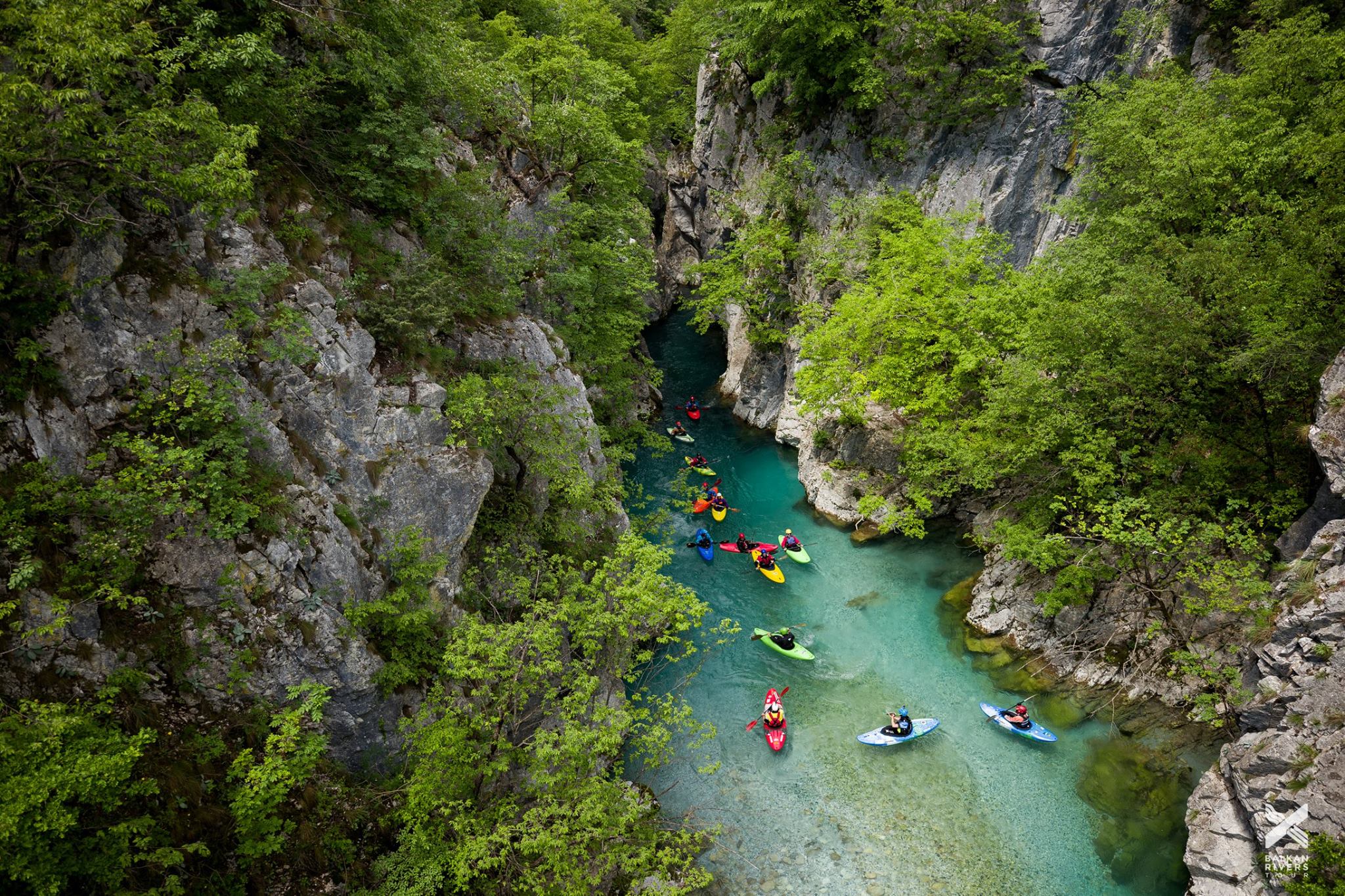 Valbona, Albania: even though this river is located inside a national park, hydropower projects on this river are in the pipeline. A total of 113 hydropower plants are projected to be built in national parks in the Balkans. © Jan Pirnat